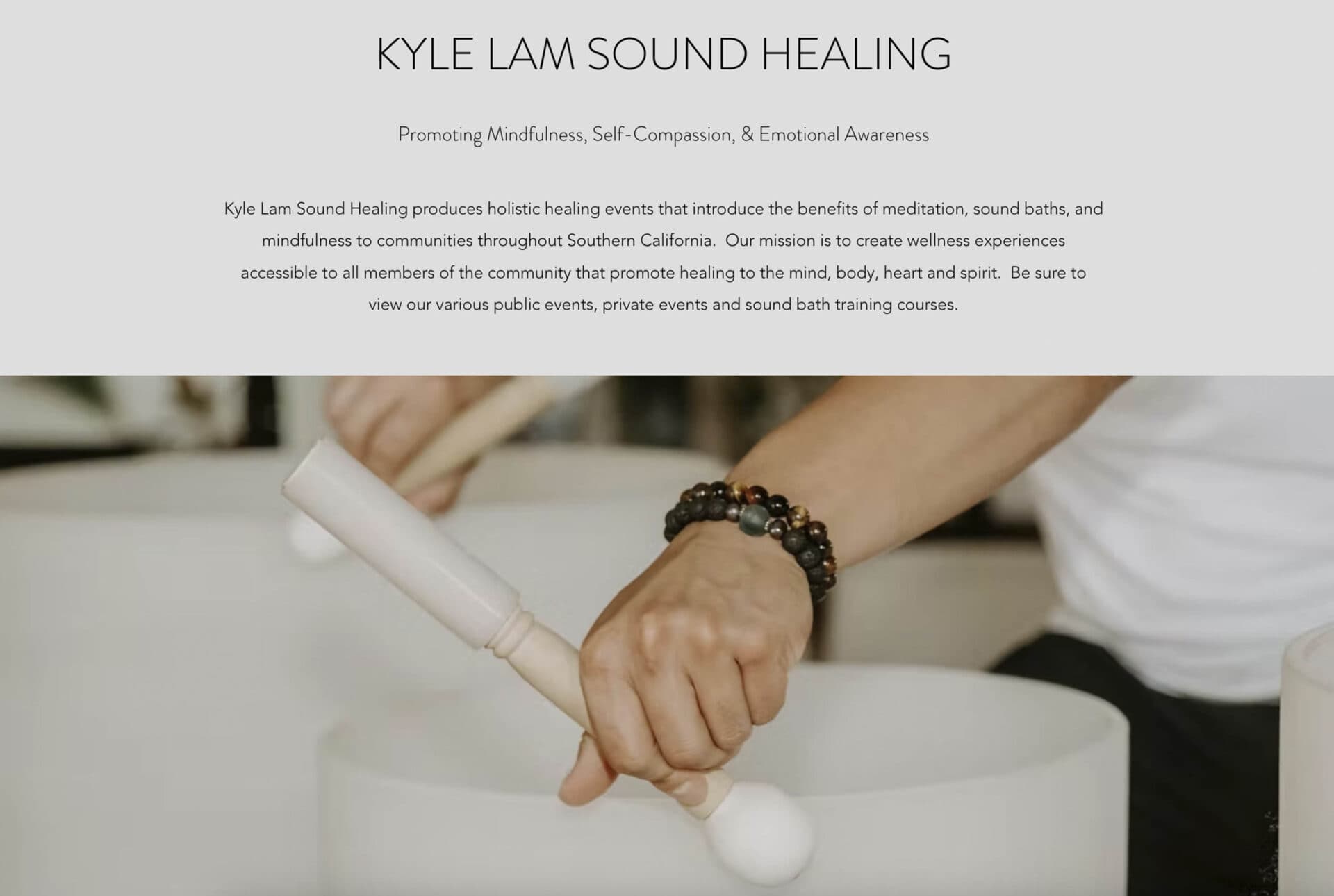 Kyle previous website screenshot 1