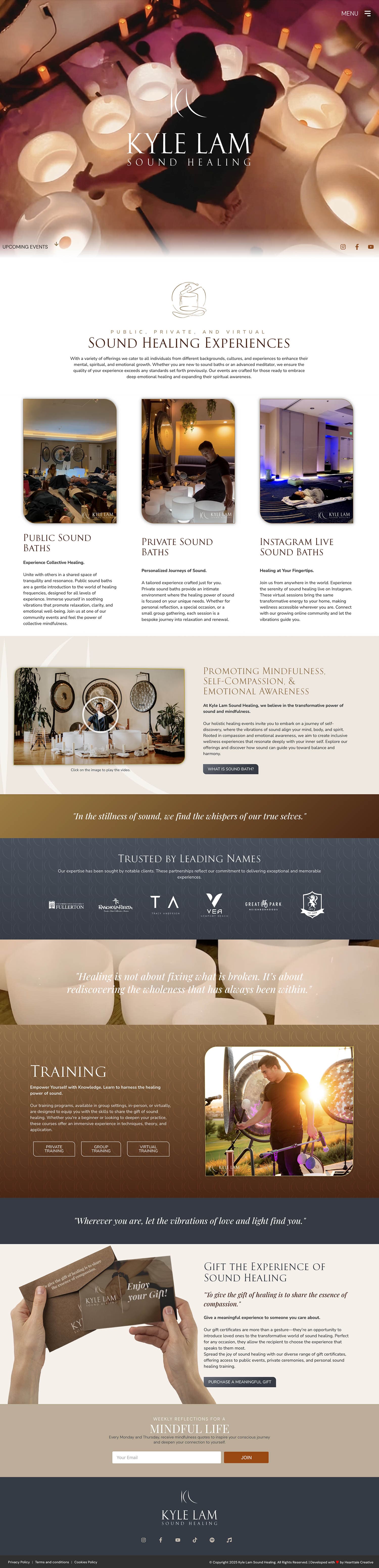 Kyle Lam full page redesign